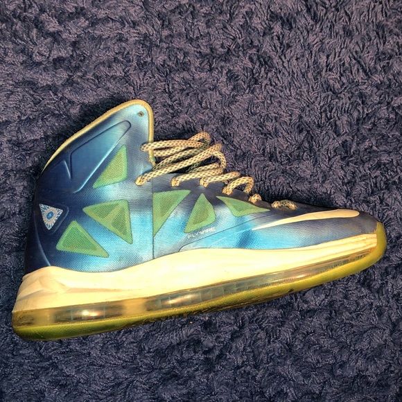 Nike Lebron 10 “Blue Diamond” Size 9 - Picture 3 of 7